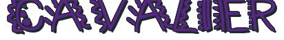 Rendering -CAVALIER - using Manic Pop Thrill 