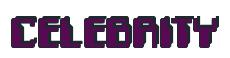 Rendering -CELEBRITY - using Computer Font