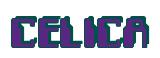 Rendering -CELICA - using Computer Font