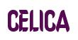 Rendering -CELICA - using Callimarker