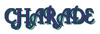 Rendering -CHARADE - using Fonteroy Brown