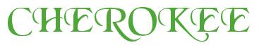 Rendering -CHEROKEE - using Black Chancery