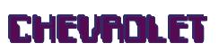 Rendering -CHEVROLET - using Computer Font