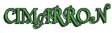 Rendering -CIMARRON - using Fonteroy Brown