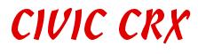 Rendering -CIVIC CRX - using Hind