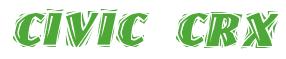 Rendering -CIVIC CRX - using Cut Ragged