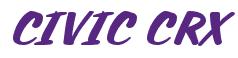 Rendering -CIVIC CRX - using Casual Script