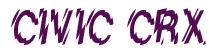 Rendering -CIVIC CRX - using Nervous