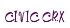 Rendering -CIVIC CRX - using Memo
