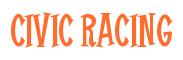 Rendering -CIVIC RACING - using Cooper Latin