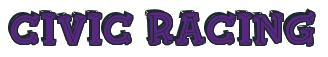 Rendering -CIVIC RACING - using FinkBold