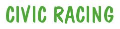 Rendering -CIVIC RACING - using Dom Casual