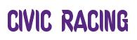 Rendering -CIVIC RACING - using Callimarker