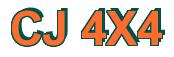 Rendering -CJ 4X4 - using Arial Bold