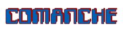 Rendering -COMANCHE - using Computer Font