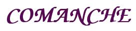 Rendering -COMANCHE - using Zapf Chancery