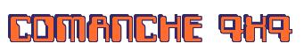 Rendering -COMANCHE 4X4 - using Computer Font