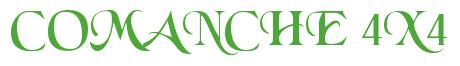 Rendering -COMANCHE 4X4 - using Black Chancery