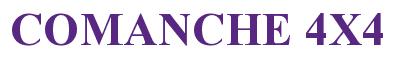 Rendering -COMANCHE 4X4 - using Times New Roman Bold