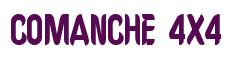 Rendering -COMANCHE 4X4 - using Callimarker