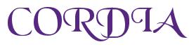 Rendering -CORDIA - using Black Chancery