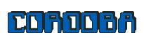 Rendering -CORDOBA - using Computer Font