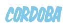 Rendering -CORDOBA - using Big Nib