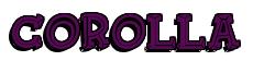 Rendering -COROLLA - using FinkBold