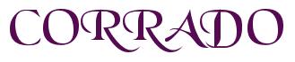 Rendering -CORRADO - using Black Chancery