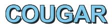 Rendering -COUGAR - using Arial Bold