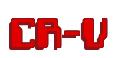 Rendering -CR-V - using Computer Font