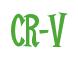 Rendering -CR-V - using Cooper Latin