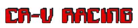 Rendering -CR-V RACING - using Computer Font