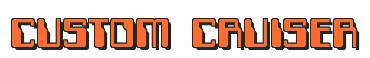 Rendering -CUSTOM CRUISER - using Computer Font