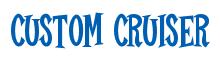 Rendering -CUSTOM CRUISER - using Cooper Latin
