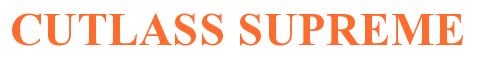 Rendering -CUTLASS SUPREME - using Times New Roman Bold