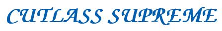 Rendering -CUTLASS SUPREME - using Zapf Chancery