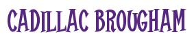 Rendering -Cadillac BROUGHAM - using Cooper Latin