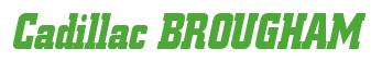 Rendering -Cadillac BROUGHAM - using Boroughs