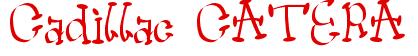 Rendering -Cadillac CATERA - using Wacko