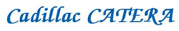 Rendering -Cadillac CATERA - using Zapf Chancery