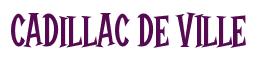 Rendering -Cadillac DE VILLE - using Cooper Latin