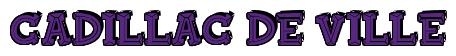 Rendering -Cadillac DE VILLE - using FinkBold