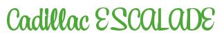 Rendering -Cadillac ESCALADE - using Mr Kleen