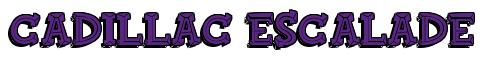 Rendering -Cadillac ESCALADE - using FinkBold