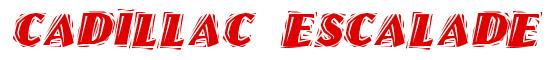 Rendering -Cadillac ESCALADE - using Cut Ragged