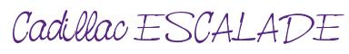 Rendering -Cadillac ESCALADE - using Neville Script
