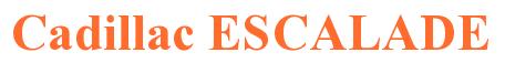 Rendering -Cadillac ESCALADE - using Times New Roman Bold