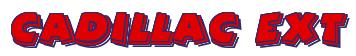 Rendering -Cadillac EXT - using Comic Strip