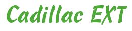 Rendering -Cadillac EXT - using Hind